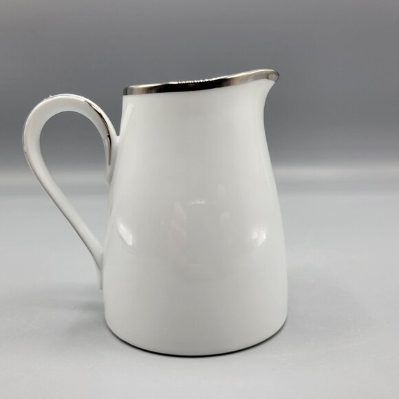 Vtg Noritake Pilgrim White Porcelain Teapot Sugar & Creamer Set Made In Japan - Picture 14 of 16